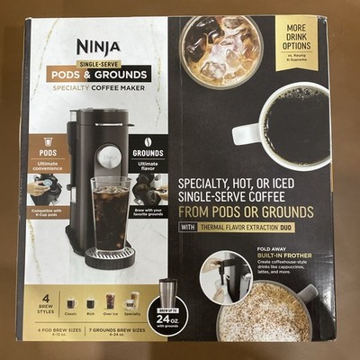 Ninja Single-Serve Pods & Grounds Specialty Coffee Maker-BLACK-SALE