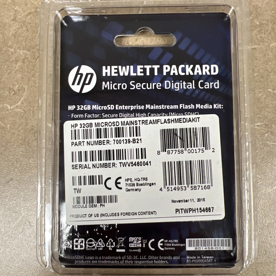 HP Micro SD Card, 700139-B21 - Image 2 of 2