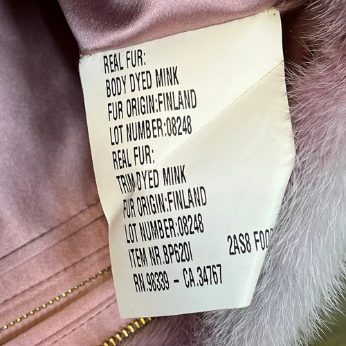 PRADA Lilac Mink Fur Tropical Clutch - Picture 6 of 10
