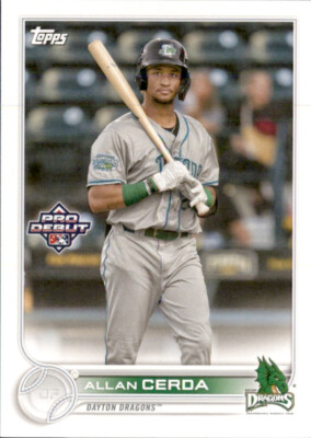2022 Topps Pro Debut Allan Cerda - Dayton Dragons PD-86