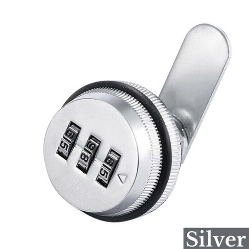 Keyless 3 Digit Combination Cam Lock Password Code Cabinet Mailbox Locker Safe - Picture 14 of 17