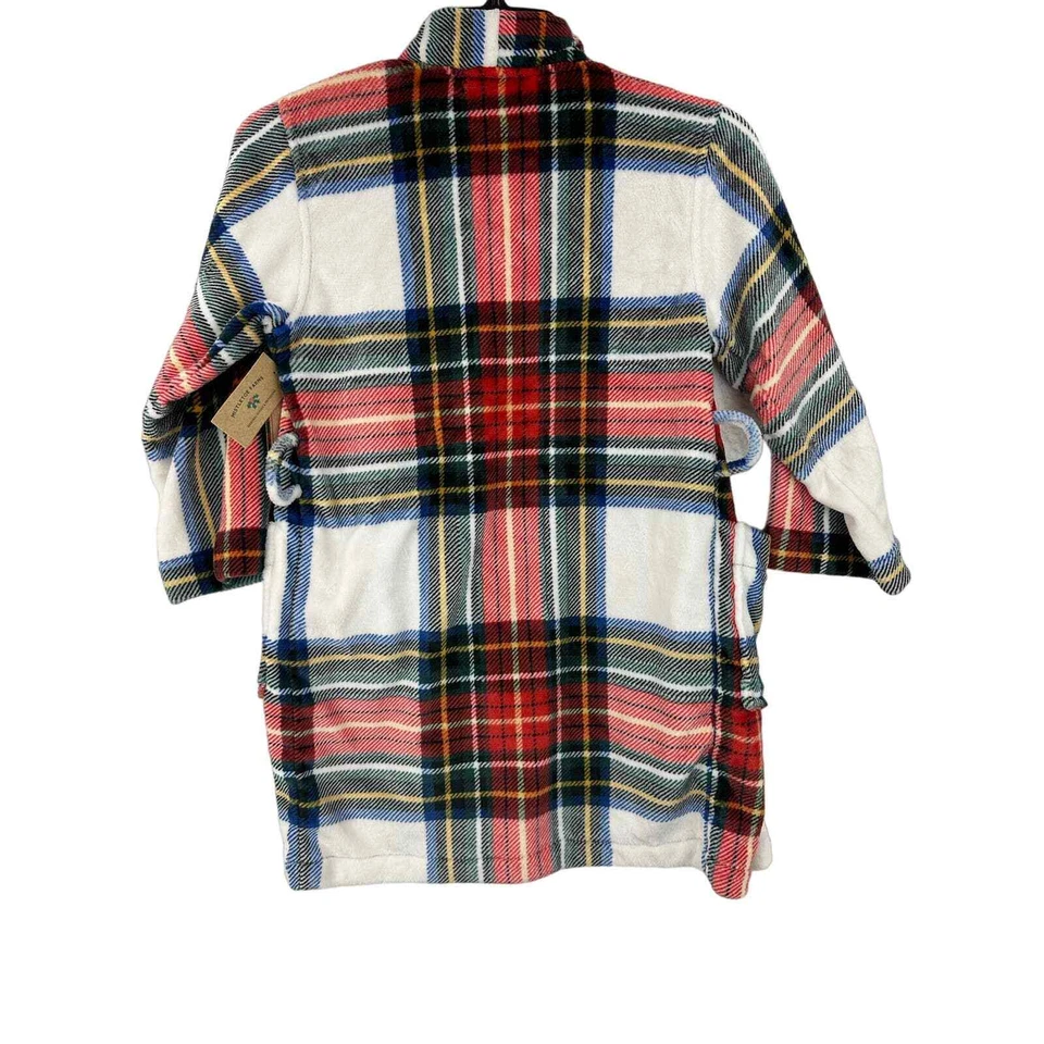 Muérdago Farms TARTÁN CUADROS Felpa Franela Niño M Bata Ropa de Cama, Nuevo con Etiquetas Foto 2 de 4