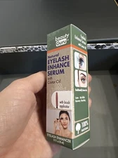 Beauty Guru Natural Eyelash Enhance Serum With Castor Oil. 0.27 Fl oz