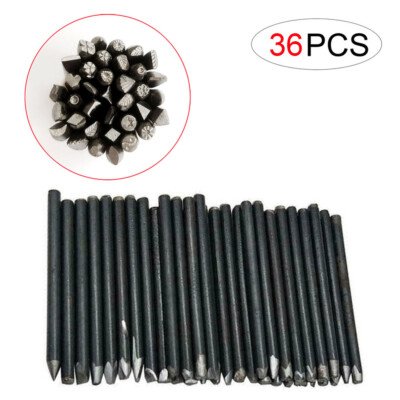 36-Pack Mixed Size Metal Jewelry Making Stamping Punch Kit P0J1 Set flower S8G6