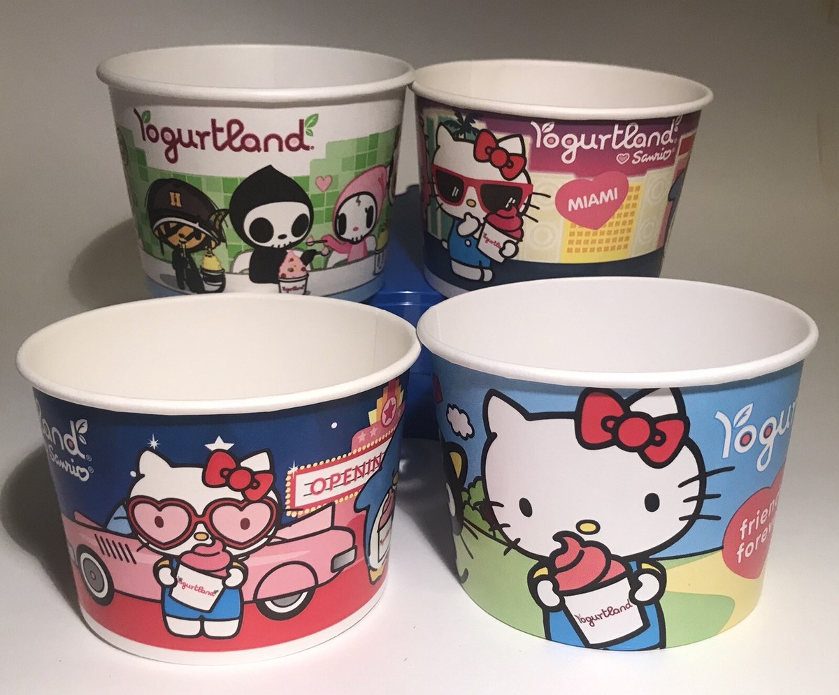 Yogurtland Sanrio Hello Kitty, Tokidoki, Choco Cat, Keroppi, My