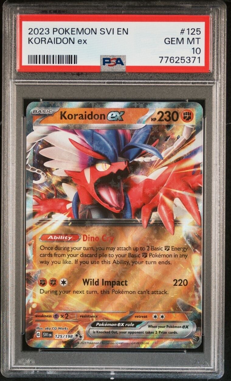 Mavin  Pokemon PSA 10 sar Koraidon ex Scarlet & Violet 247/198 Gem Mint  Ultra Rare