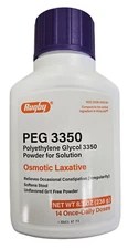 RUGBY Polyethylene Glycol 3350 Powder Laxative 8.3oz / 238g --