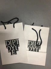 Diptyque Henri Bendel Lacroix Evian Chloe Baccarat Mugler shopping gift bag  