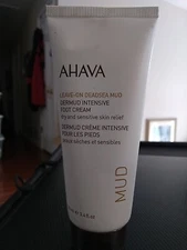 Ahava Leave-On Deadsea Mud Dermud Intensive Foot Cream(100ml/3.4fl)New #10