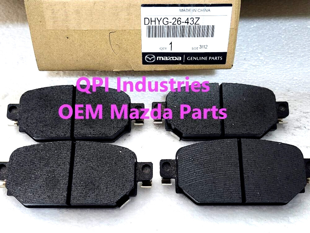 New OEM 2019 - 2021 Genuine Mazda CX-3 - Rear Disc Brake Pads Set # DHYG-26-43Z
