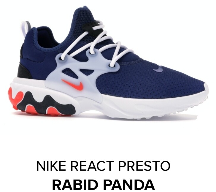 react presto rabid panda