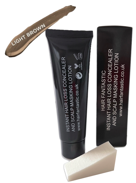 Ecobell Fluid Concealer – Wasserfeste Haarmascara Für Alopezie, Dunkelbraun