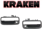 Outside Door Handles For Toyota Tacoma 1995-2004 Black Chrome Front Pair