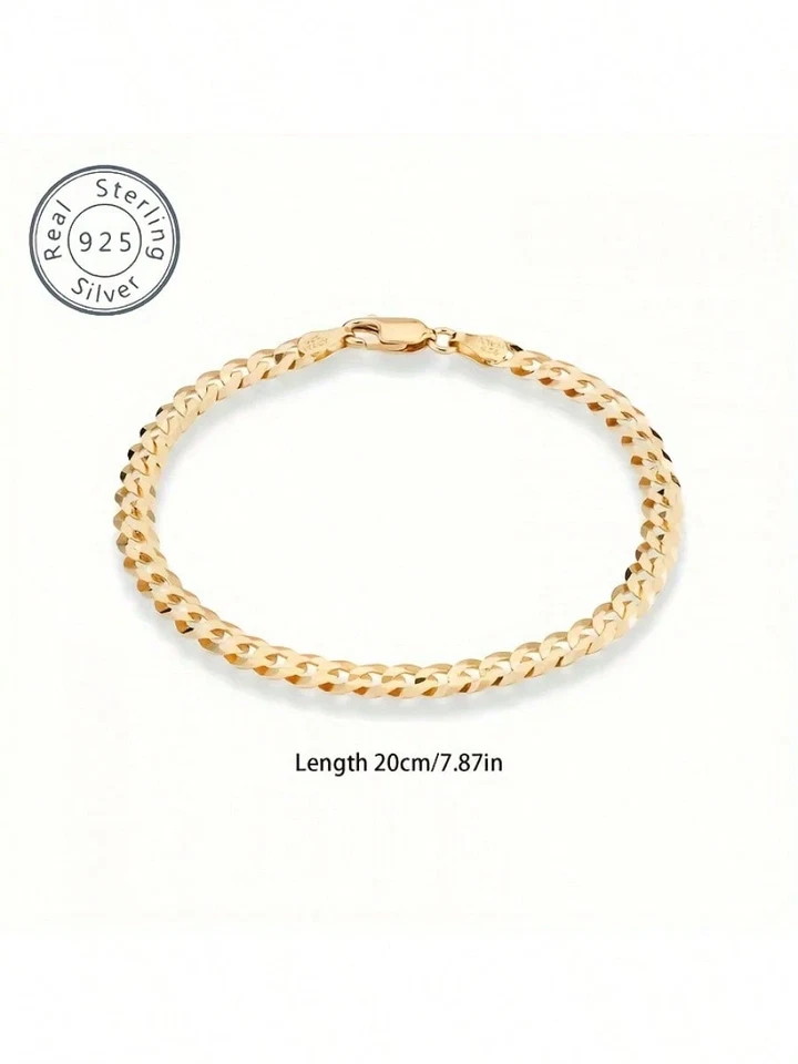 Pulseras de Oro 14K Joyería Fina de Moda y Regalos Para Mujer Brazalete Esclavas Foto 3 de 4