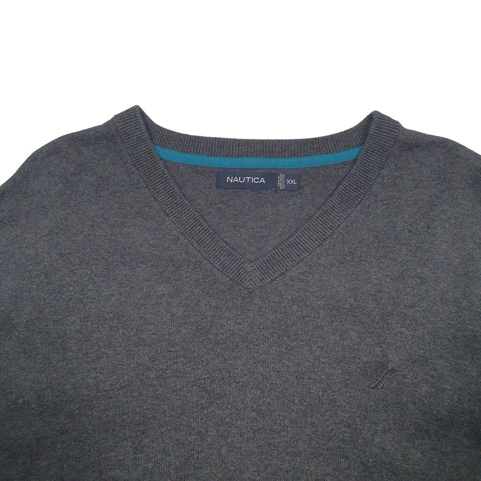 NAUTICA Crewneck Knit Jumper Sweatshirt Mens XXL image 2