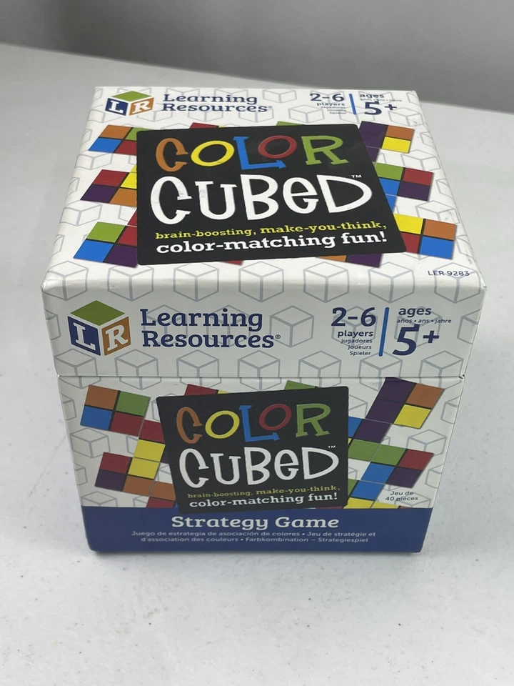 Learning Resources Color Cubed Multicolored Brain teaser 40 Pieces Strategy Game - Image 2 of 4