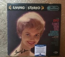 FLORENCE HENDERSON  VINTAGE SIGNED ALBUM VINYL CAROL BRADY BECKETT C76603