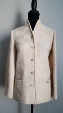 Geiger Womens Steater Jacket Knitted Boiled Wool Size Us 2 Eu 34 $400
