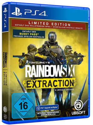 PS4 Spiel Rainbow Six Extractions L.E. - Neu & OVP, PS5 Upgrade verfügbar