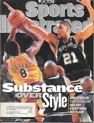Sports Illustrated 1999 TIM DUNCAN Spurs KOBE BRYANT Laker PMS