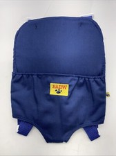 BUILD A BEAR Blue Soft Sided Carrier Backpack Retired Style BAB One Size