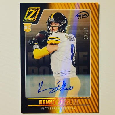 2022 Panini Zenith Rookie Autographs #101 Kenny Pickett Artist Proof Gold /10 RC