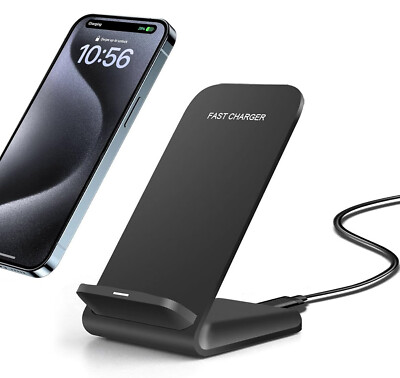 30W Fast Wireless Charger Dock Station For Apple iPhone 16 Samsung S25 Universal