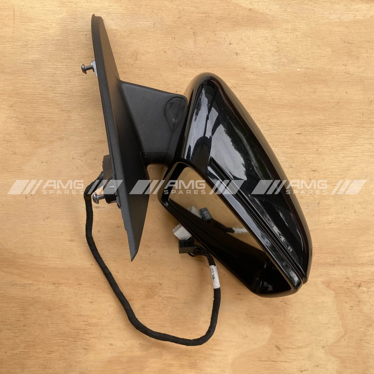 genuine mercedes OEM W176 RIGHT mirror cosmos black frame glass 