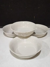 SET OF 4-  POTTERY BARN SAGE GREEN COUPE SOUP SALAD OR PASTA BOWLS