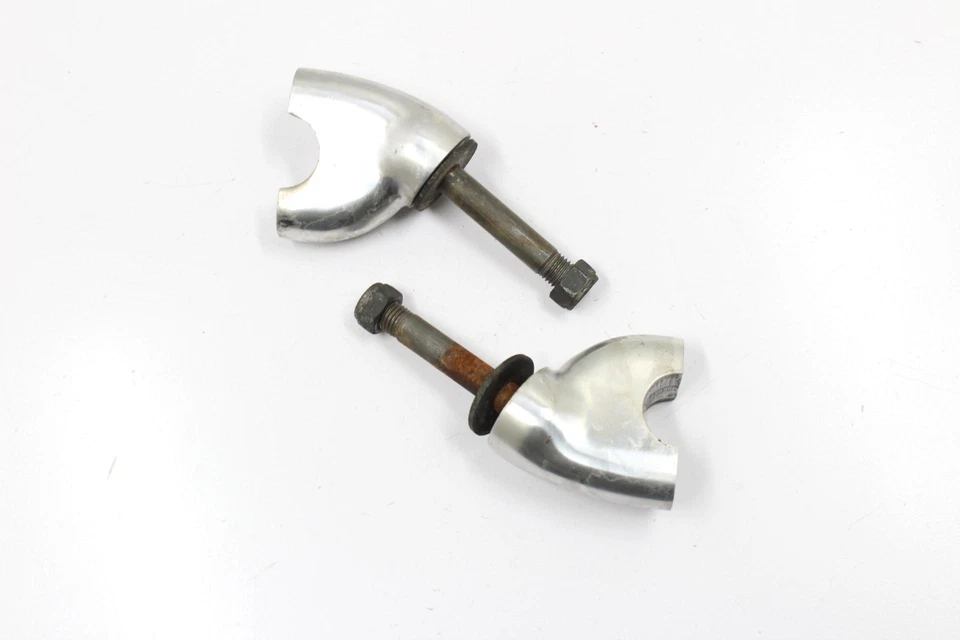 Yamaha Virago 250 1996 cromo OEM manillar elevadores Foto 3 de 4