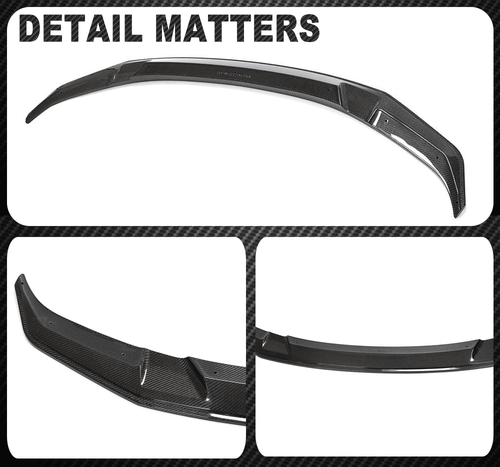 Spoiler anteriore in carbonio labbro per BMW Serie 2 Coupè F87 M2 Competition 18-20 - Foto 12 di 12