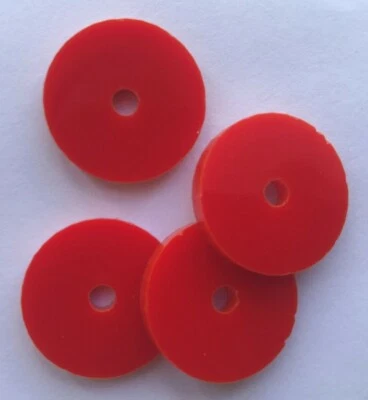 SKUK Acrylic Washers Various Colours And Size, Custom Size 3 mm Thick Pack of 10