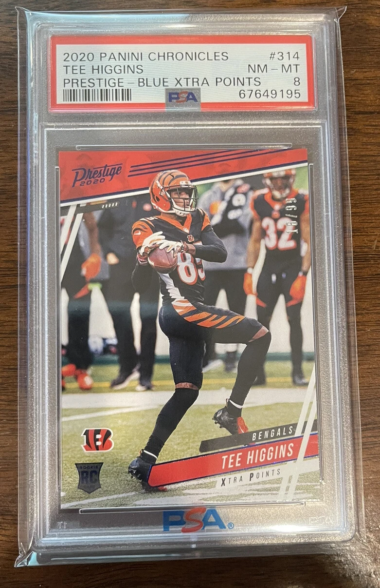 Tee Higgins Panini Chronicles Prestige #314 Blue Xtra Points