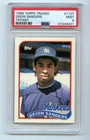 1989 Topps Traded Tiffany DEION SANDERS Rookie # 110T PSA 9 RC