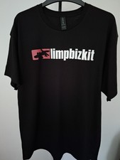 Men's LIMPBIZKIT Tshirt Size Large Black Brand New Chest 44inch Length 28in