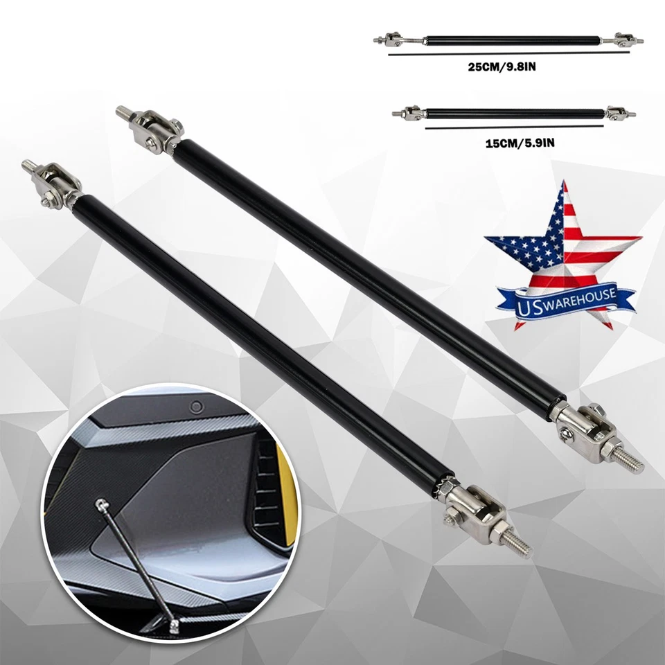 For ACURA INTEGRA A-SPEC 2023-2025 Front Bumper Lip Splitter Spoiler Strut Rods - Image 3 of 4