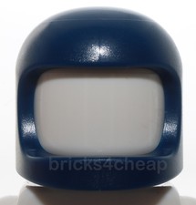 Lego Classic Space Dark Blue Minifig Helmet Space Thick Chin Strap Reissue