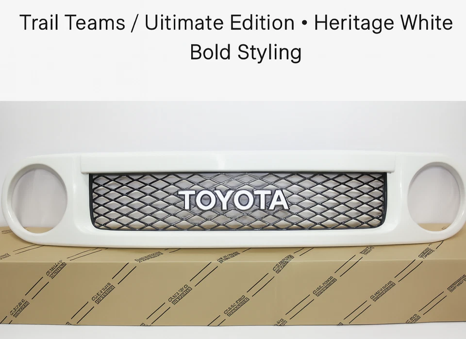Rejilla delantera genuina OEM Toyota FJ Cruiser 2007-2014 White Trail 53100-35B20 Foto 2 de 4