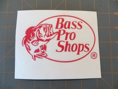 New Fishing Sticker - Bass Pro Shops - 5 1/2 x 4 1/2 inch