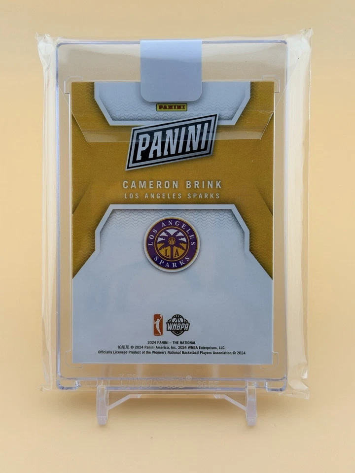 2024 Cameron Brink /199 Panini The National NSCC Orange #RR2 Sparks RC - Image 2 of 2