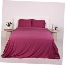 2.0 Bedding Set - 4 Piece Sheet  Pillow Case Set, Custom Blend, King Aspen