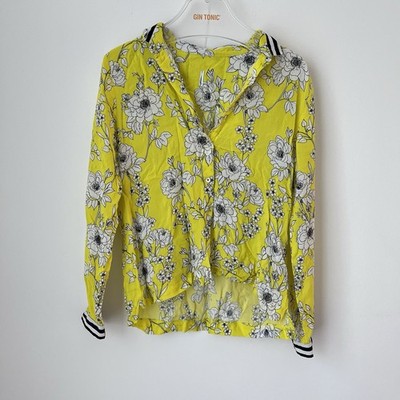 Emily van den Bergh Bluse gelb weiß Blumen floral Sommer