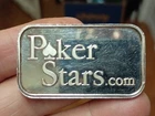 RARE! Poker Stars 2006 WSOP .999 Silver Bar. Great Silver Collectable!