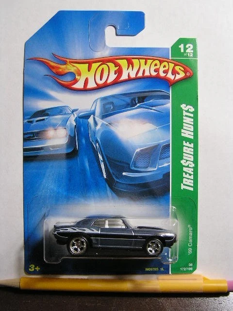 Hot Wheels Super Treasure Hunt 69 Camaro for sale | eBay