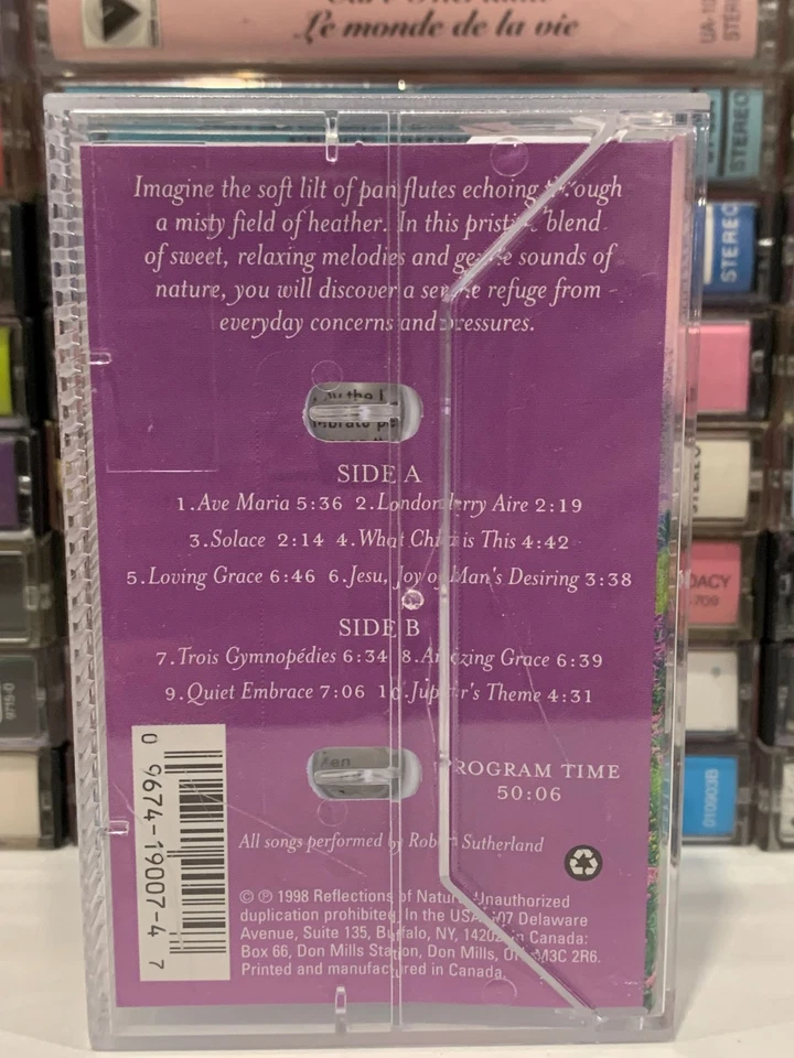 Robert Lebel En Ce Pays Cassette Tape La Complainte de Rachel 1998 New Age - Image 2 of 2