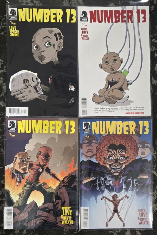 Number 13 Sci-fi Comic Book Lot #'s 0 1 2 3 Run  2012 Dark Horse