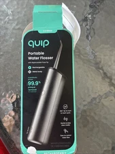 quip Rechargeable Cordless Metal Water Flosser - Black