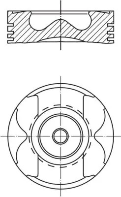 Mahle Pistone 001 Pi 00177 001 - Immagine 2