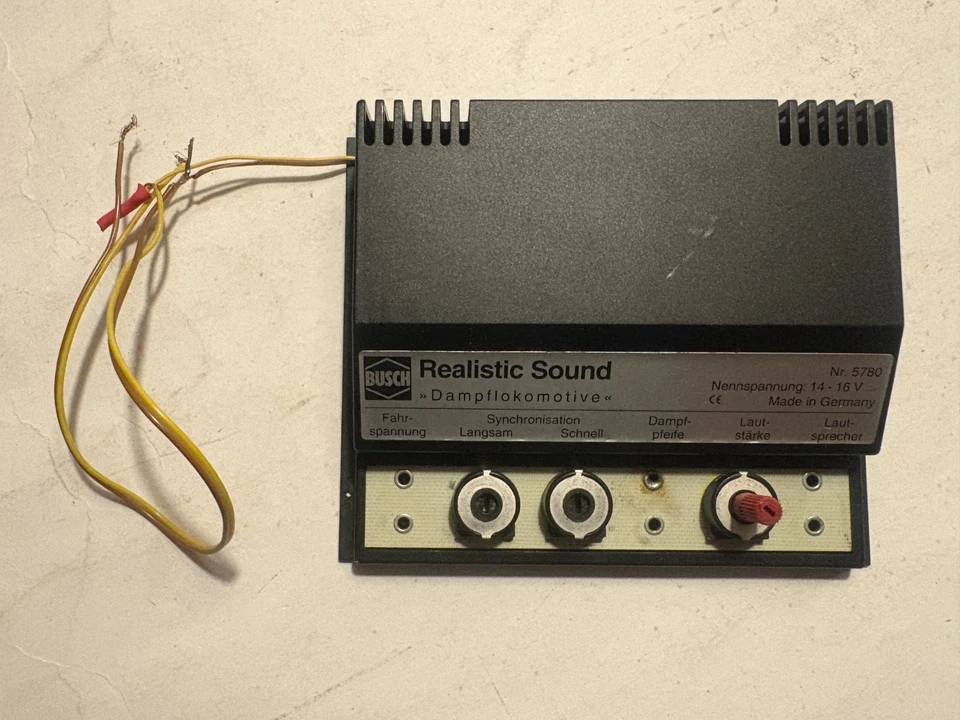 Busch 5780 Realistic Sound "Dampflokomotive", ansehen, Schnäppchen !!!
