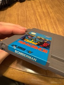 Bomberman (Nintendo NES) Bomber Man video game cart only authentic RARE